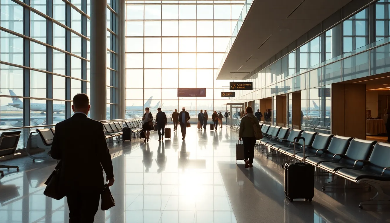Gatwick Airport lounge offering comfort and convenience for Rideexec chauffeur passengers